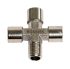 Соединитель крестообразный ROSSVIK A138/2.R, FFFM 1/4"