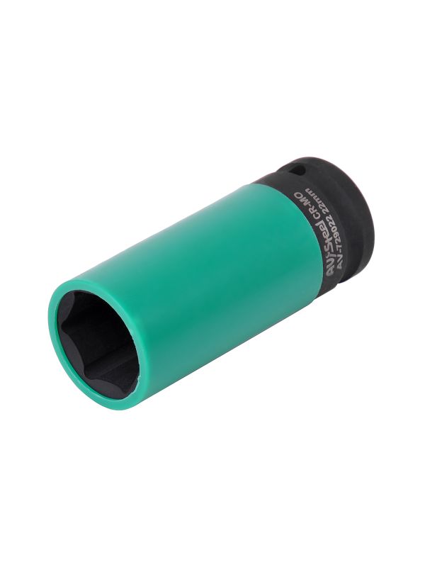 Головка ударная удлиненная тонкостенная AV Steel AV-729022, 6-гр., 1/2", 22мм