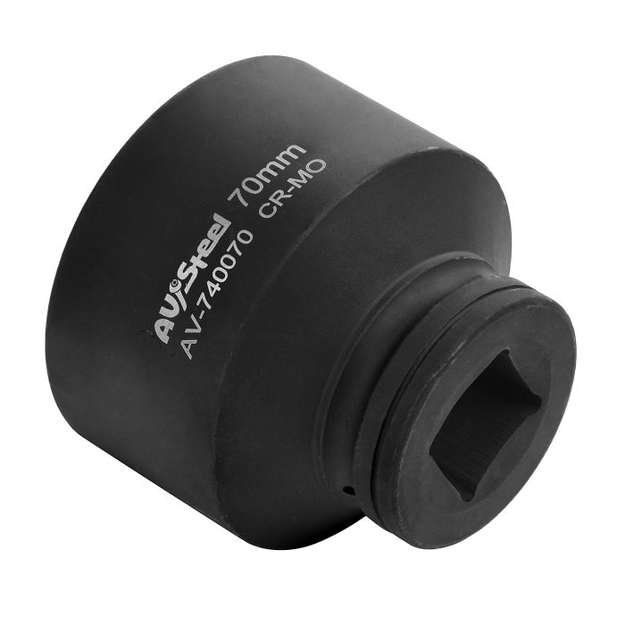 Головка ударная шестигранная AV Steel AV-740070, 1", 70мм
