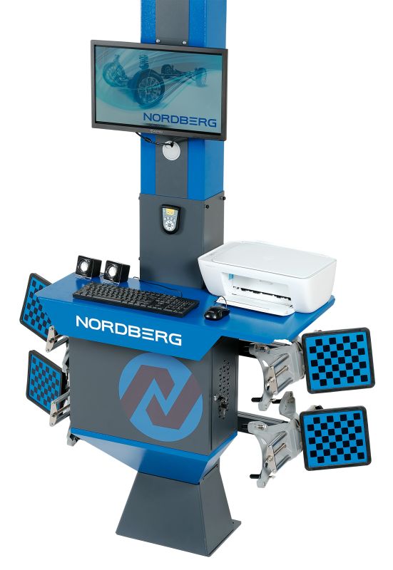 Стенд сход развала 3D NORDBERG C804 (5005) синий