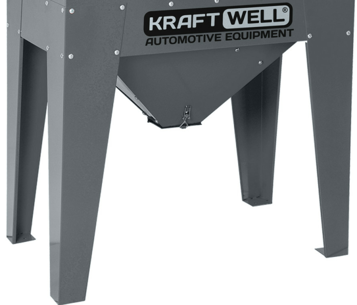 Пескоструйная камера KraftWell KRW-SB220F, напольная, 220 литров