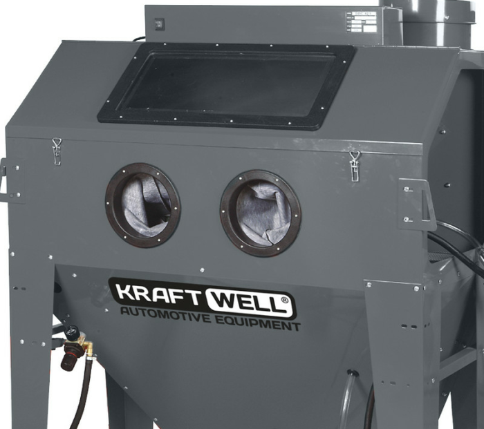 Пескоструйная камера KraftWell KRW-SB420S, напольная, 420 литров