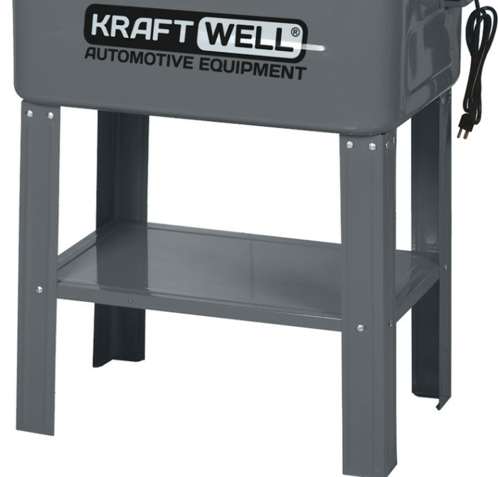 Аппарат для мойки деталей с электрическим насосом KraftWell KRW-PW75, объем 75 л