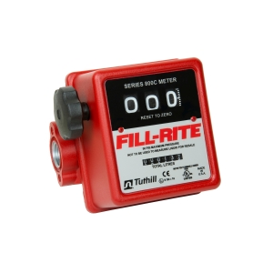 Счетчик дизельного топлива, бензина Fill-Rite 807 807CL1X418, механический, расходомер топлива, 75 л/мин