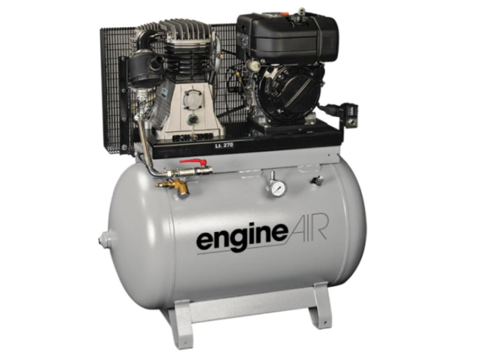 Поршневой компрессор Abac EngineAIR B7000/270 11HP, ременной привод, масляный, дизельный, 990 л/мин