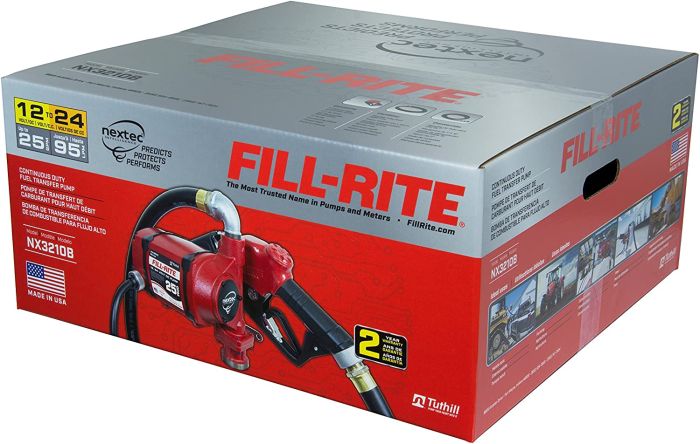 Насос для перекачки бензина, дизельного топлива, керосина FILL-RITE NX3205FE, 95 л/мин, 12/24 В