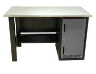 Верстак слесарный Garopt No boxes GT1400STD.grey, однотумбовый, тумба с дверцей