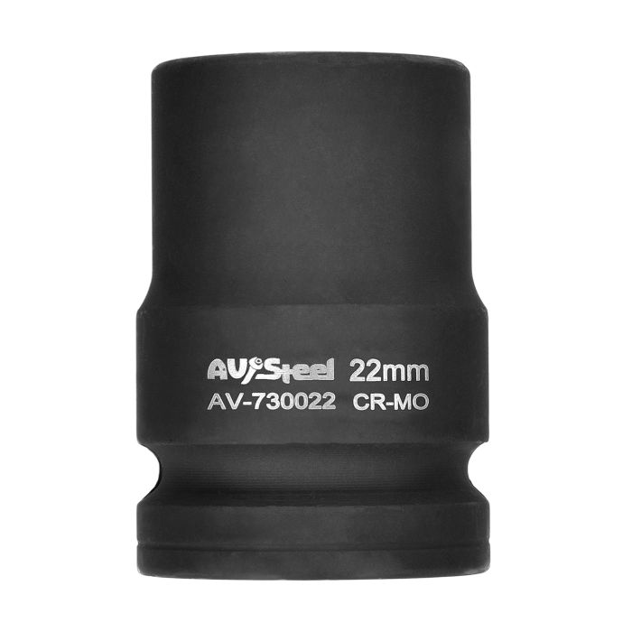 Головка ударная шестигранная AV Steel AV-730022, 3/4", 22мм