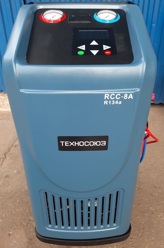 Станция для заправки автокондиционеров Техносоюз RCC-8A, автомат, 60 л/мин