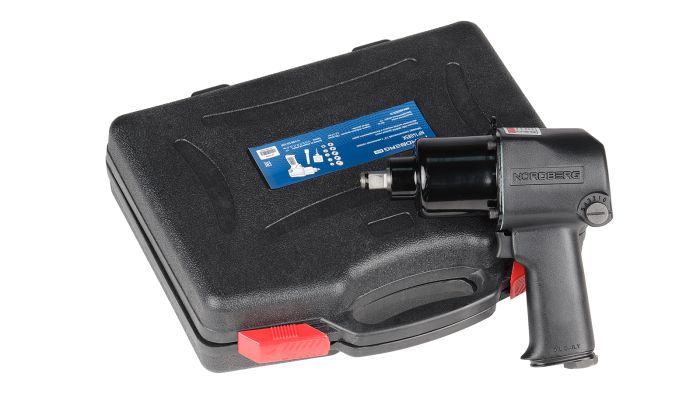 Пневмогайковерт ударный NORDBERG ECO NP14085K, 1/2", с набором головок, легковой, 850 Нм