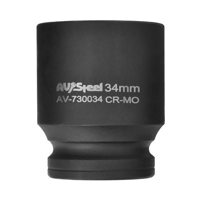Головка ударная шестигранная AV Steel AV-730034, 3/4", 34мм
