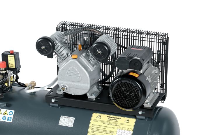 Поршневой компрессор NORDBERG NCP100/360A, ременной привод, масляный, 360 л/мин, 220В