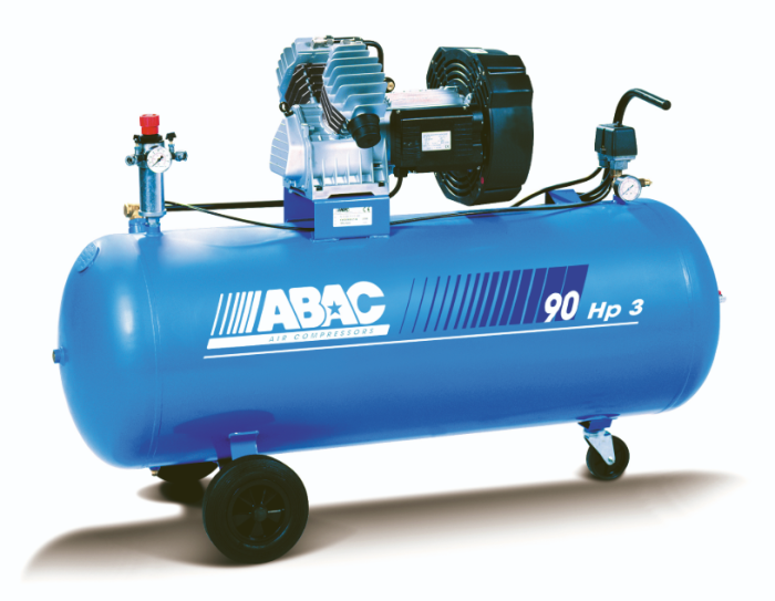 Поршневой компрессор Abac V30/90 CM3, коаксиальный привод, масляный, 330 л/мин, 220В