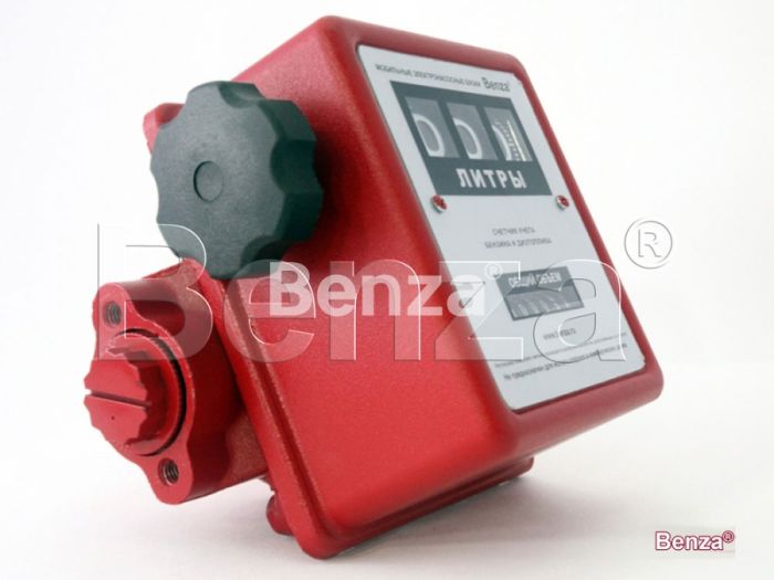 Счетчик для бензина, дизельного топлива Benza B807, 80л/мин