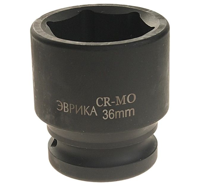Головка торцевая ударная ЭВРИКА ER-95924, 6-гр., 3/4", 36мм