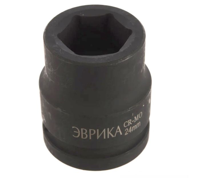 Головка торцевая ударная ЭВРИКА ER-95912, 6-гр., 3/4", 24мм