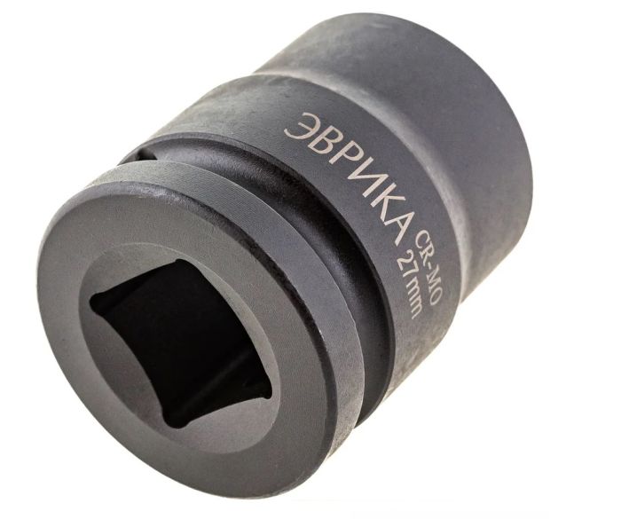 Головка торцевая ударная ЭВРИКА ER-95915, 6-гр., 3/4", 27мм