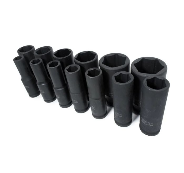 Набор ударных глубоких головок 6-гр. Rock Force RF-4137MPB, 1/2", 10-32мм, 13 пр.