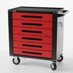 Тележка инструментальная Garopt Standart GTS6.RED, закрытая, 6 ящиков, с доводчиками
