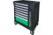 Тележка инструментальная ROCKFORCE RF-55300, закрытая, 7 ящиков, с инструментом 274пр.