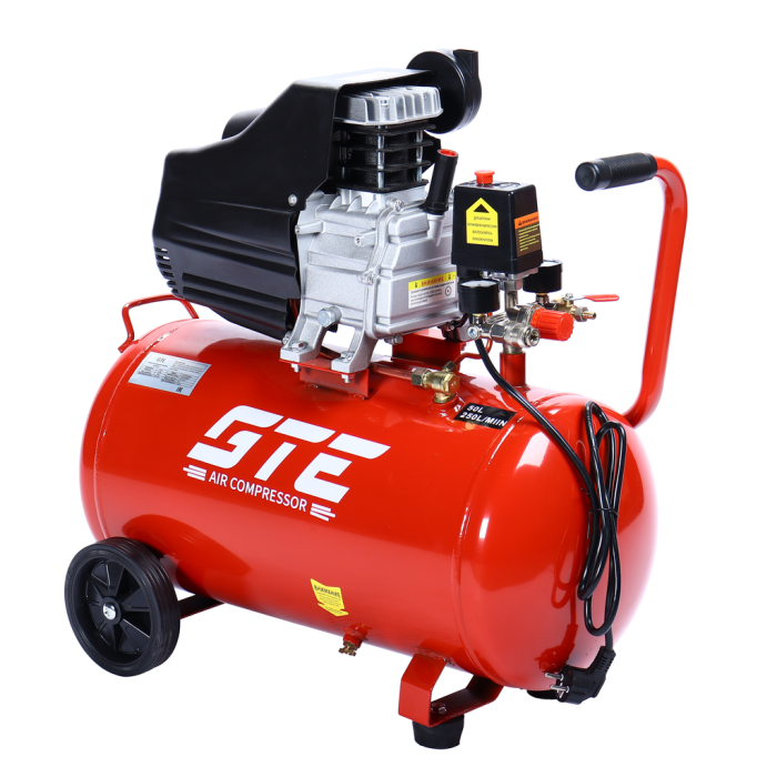 Поршневой компрессор GTE GTE-MK024180B, прямой привод, масляный, 180 л/мин, 24л, 220В