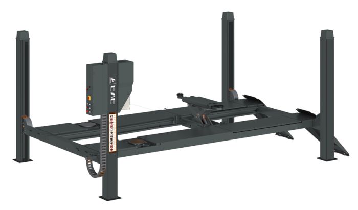 Подъемник четырехстоечный 4 тонны Everlift EE-6435V2.B.52L.40T.M, электрогидравлический, для сход-развала, 380/220В