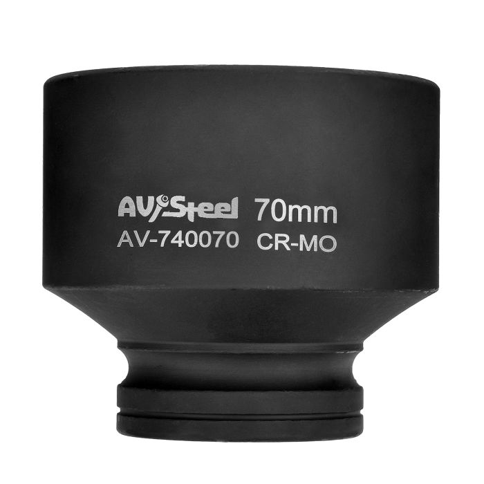 Головка ударная шестигранная AV Steel AV-740070, 1", 70мм