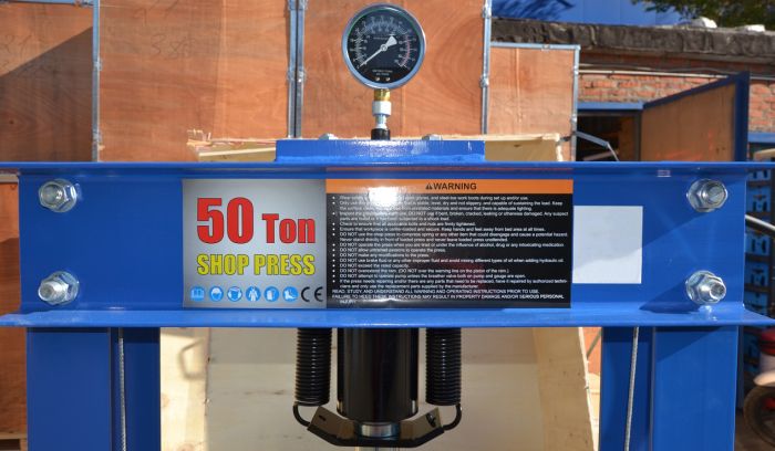 Пресс гидравлический ручной/ножной 50 тонн EQFS ES0500F-6, напольный, гаражный
