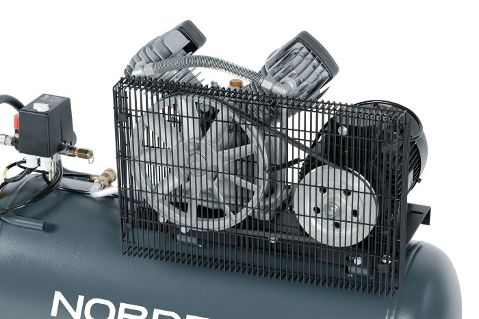Поршневой компрессор NORDBERG NCP100/500, ременной привод, масляный, 500 л/мин, 380В