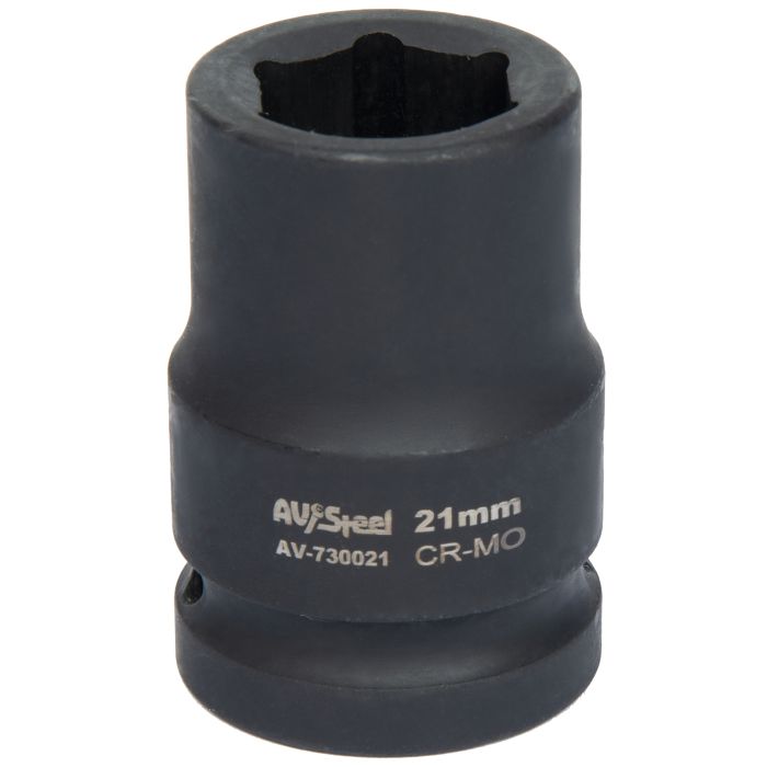 Головка ударная шестигранная AV Steel AV-730021, 3/4", 21мм