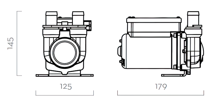 Насос для перекачки дизельного топлива 12В-вольт(V) PIUSI CARRY 3000 INLINE F00223260, 50 л/мин