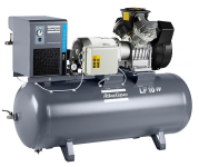 Поршневой компрессор Atlas Copco LF 2-10 (1ph) Receiver Mounted Unsilenced, коаксиальный, безмасляный, 186 л/мин, 220В