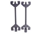 Стяжка пружин для амортизаторов AV Steel AV-922128, механическая, 280мм, 2 шт.