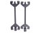 Стяжка пружин для амортизаторов AV Steel AV-922128, механическая, 280мм, 2 шт.