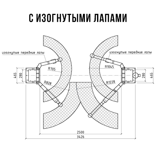 Подъемник двухстоечный автомобильный 4 тонны System4you System T4i, электрогидравлический, 220/380В