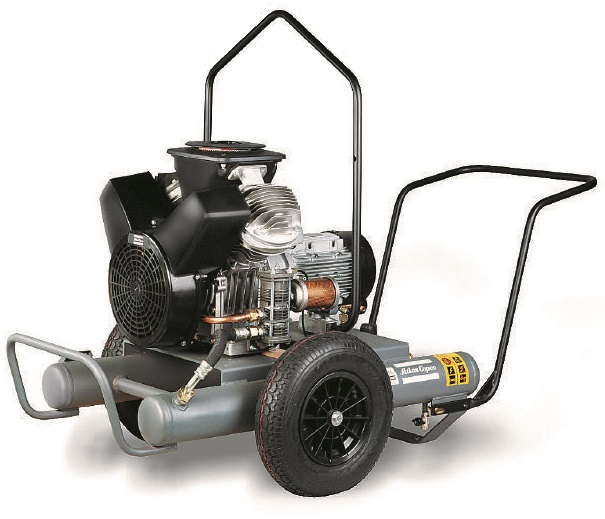 Поршневой компрессор Atlas Copco LT 2-15 (1ph) Trolley, коаксиальный привод, масляный, 186 л/мин, 220В