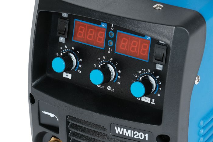 Сварочный инвертор полуавтомат Nordberg WMI201, MIG-MAG + MMA, 220В