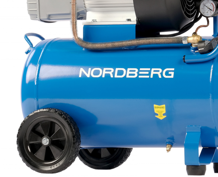 Поршневой компрессор NORDBERG NCE50/360V, ременной привод, масляный, 360 л/мин, 220В