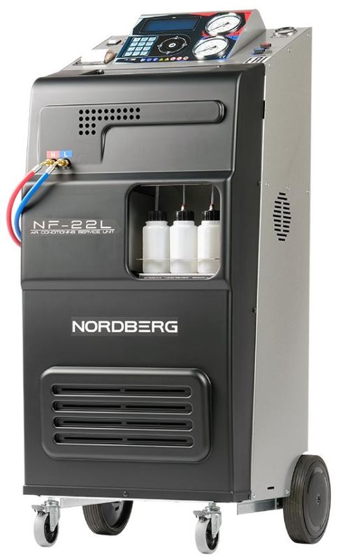 Станция для заправки автокондиционеров NORDBERG NF22L, автоматическая, 130 л/мин