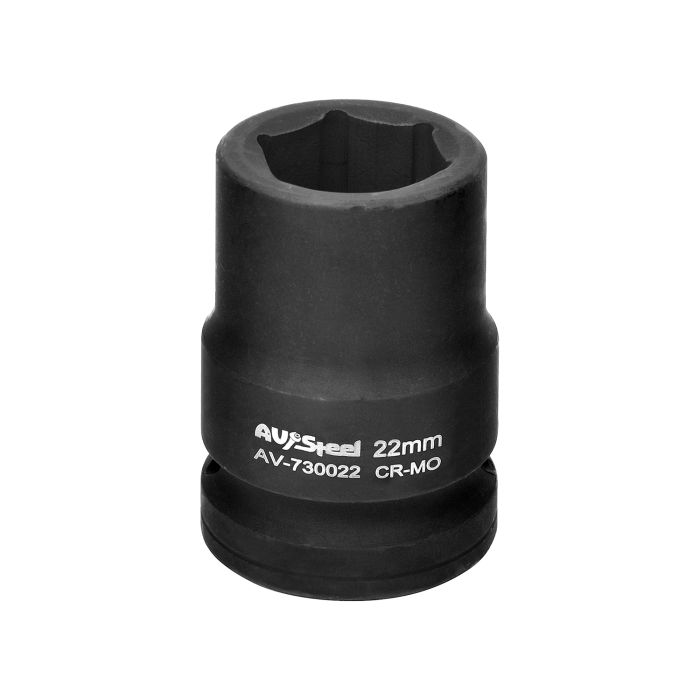 Головка ударная шестигранная AV Steel AV-730022, 3/4", 22мм
