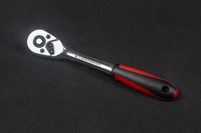 Трещотка изогнутая Станкоимпорт CS-T.14.60.72CB, 1/4", 72 зуба