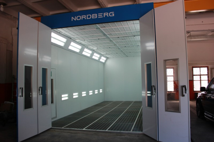 Окрасочно-сушильная камера NORDBERG MEDIO 2 с дизельной горелкой RG5S