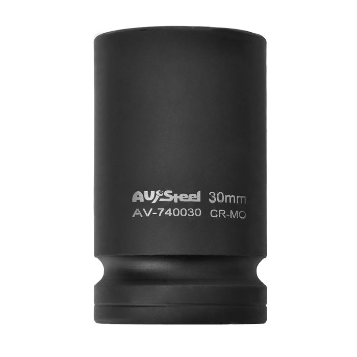 Головка ударная шестигранная AV Steel AV-740030, 1", 30мм