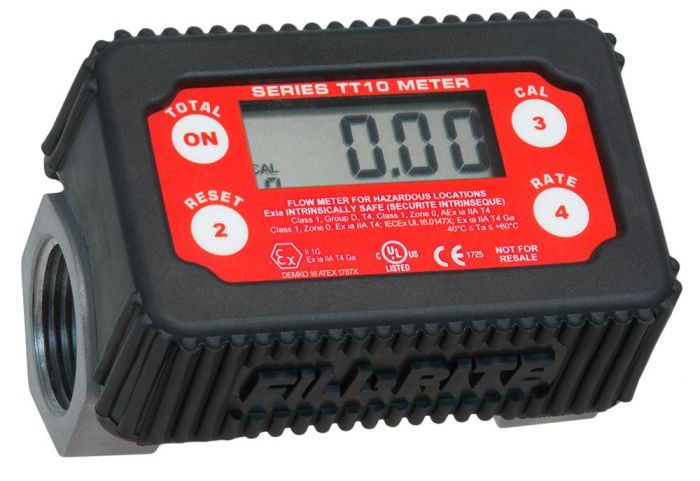 Счетчик дизельного топлива, масла Fill-Rite TT10AB, электронный, расходомер топлива, 132 л/мин