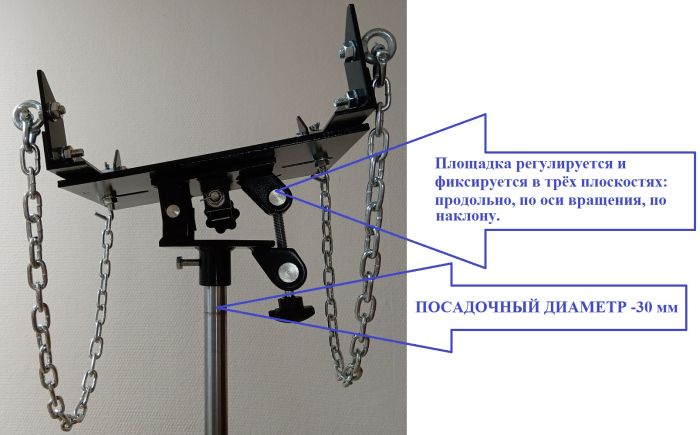 Адаптер для снятия КПП EQFS 500 кг, для стойки трансмиссионной ES0206