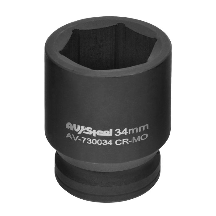 Головка ударная шестигранная AV Steel AV-730034, 3/4", 34мм