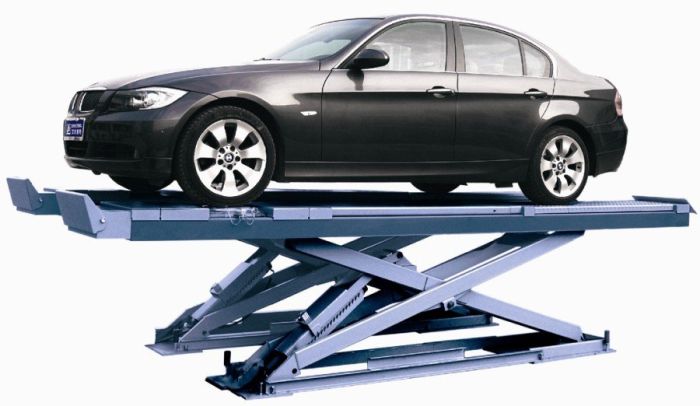 Подъемник автомобильный ножничный 4 тонны Everlift EE-6604B.50L.40T.E, электрогидравлический, 380В