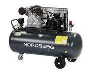 Поршневой компрессор NORDBERG NCP200/690, ременной привод, масляный, 690л/мин, 200л, 380В