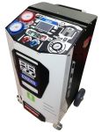 Станция для заправки автокондиционеров KraftWell RR900Touch, автоматическая, 113 л/мин