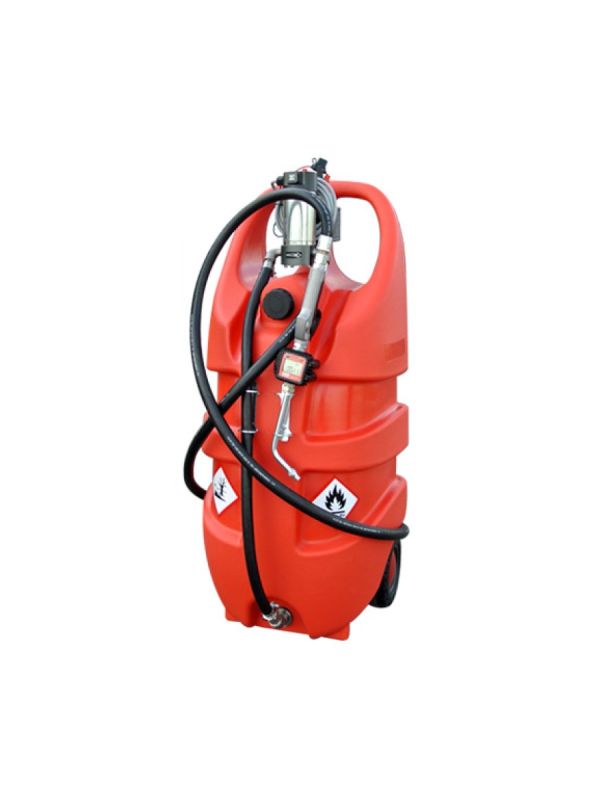 Мини АЗС для масла Emiliana Serbatoi Emilcaddy 55, 24В, 55л, 40л/мин, шланг 3м, мех.пистолет, счетчик